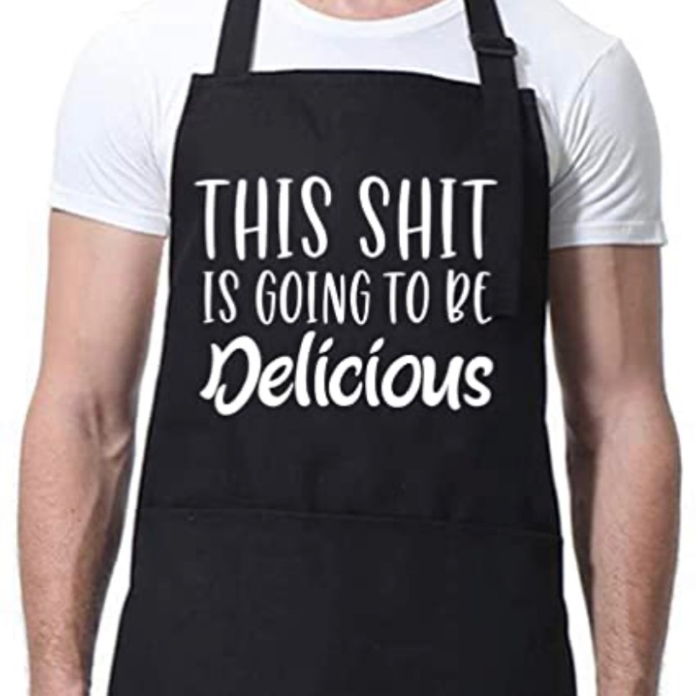 ✂️(3 for $25) New! Apron - This Sh*% is going to Be Delicious! - Black gift